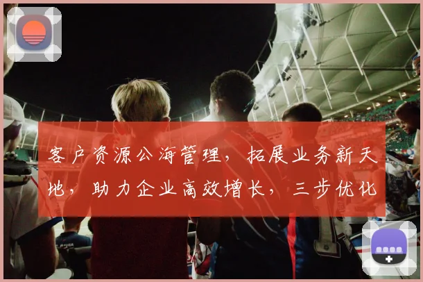 客户资源公海管理，拓展业务新天地，助力企业高效增长，三步优化，策略领先